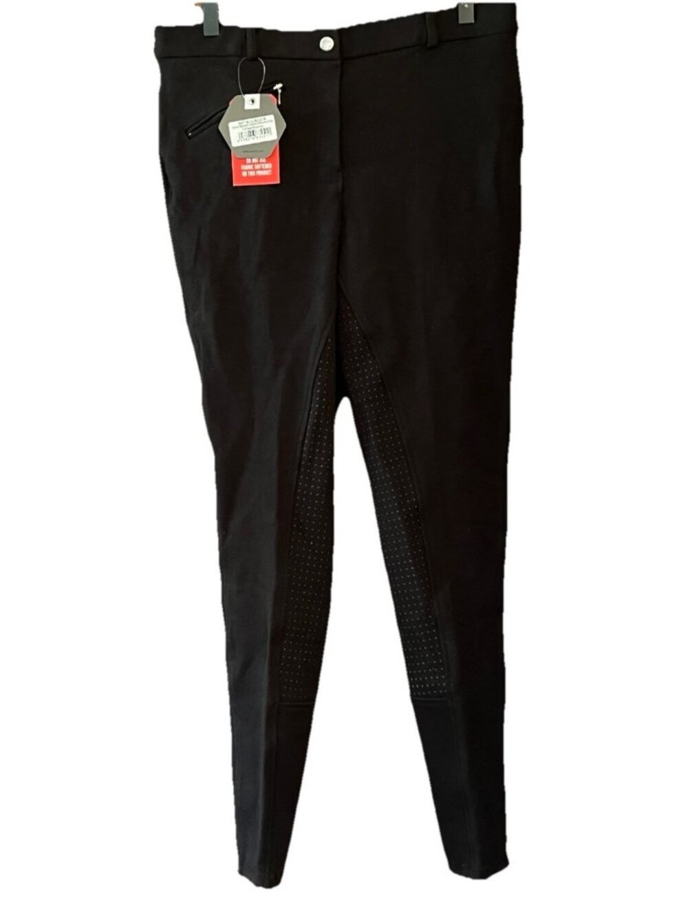 Horze Women's Active Silicone Grip Full Seat Mid Rise Breeches Black Size 28